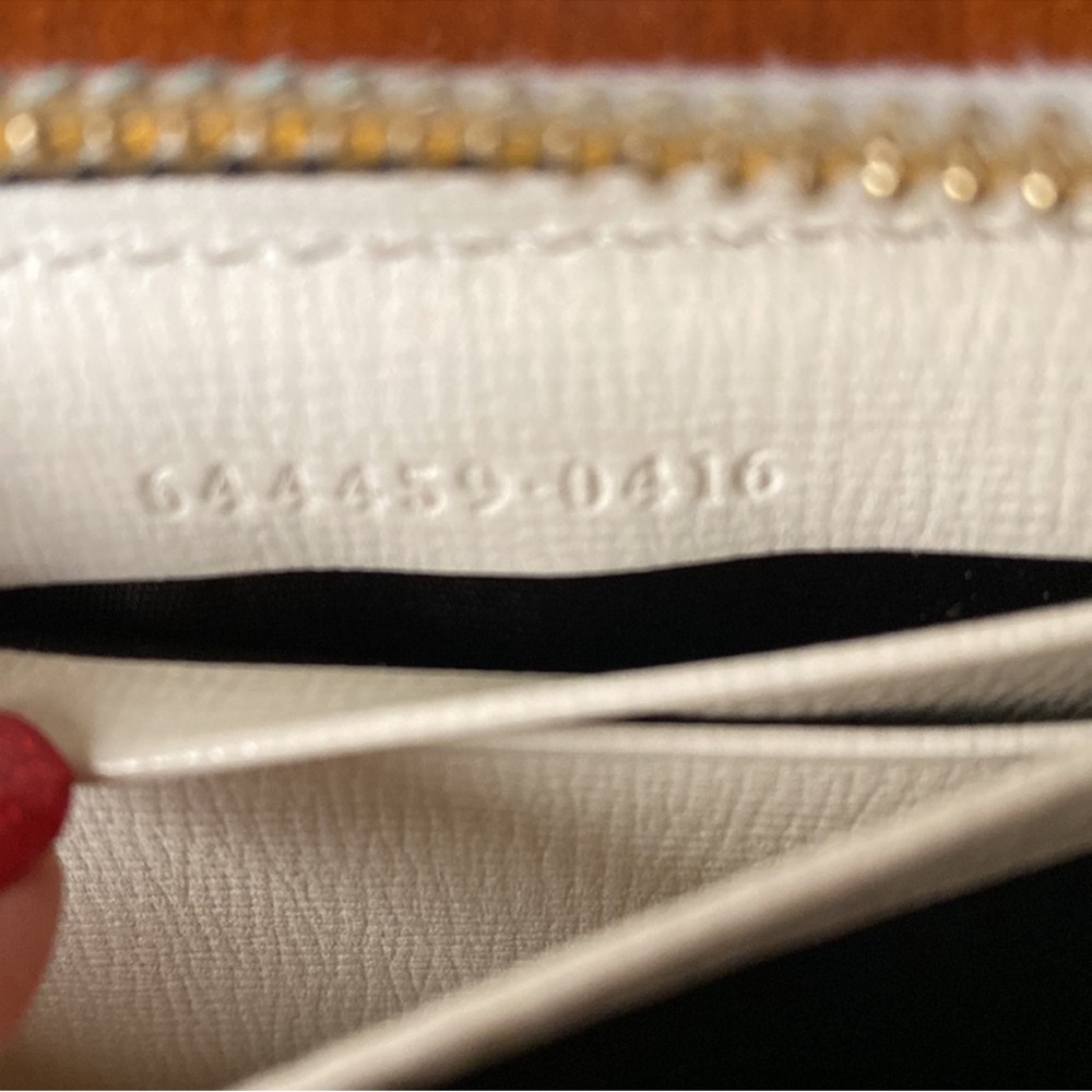 EUC Gucci Horsebit Compact Beige and Gold Zip Wallet - Picture 8 of 8